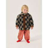 Bobo Choses Dark Grey Almost Moiré All Över Sheepskin Jacka