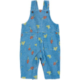 Bobo Choses Blue Mush Monster Duo All Över Corduroy Overall