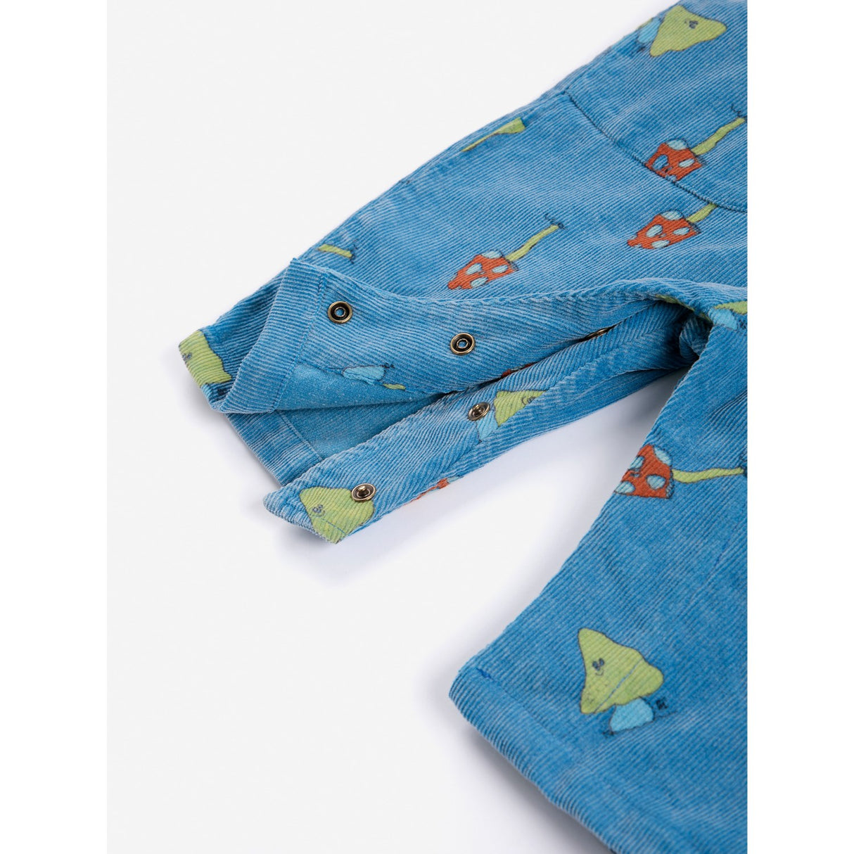 Bobo Choses Blue Mush Monster Duo All Över Corduroy Overall
