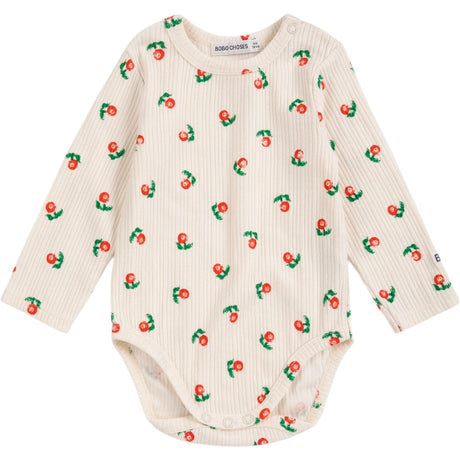 Bobo Choses Offwhite Stamp Bloom All Över Body