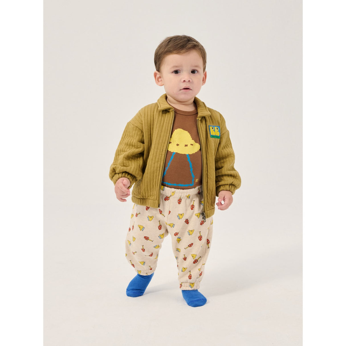 Bobo Choses Brown Pixel Abduction Body