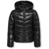 kids ONLY Black Kogkajsa Lys Quilt Huva Jkt Otw Noos