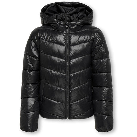 kids ONLY Black Kogkajsa Lys Quilt Huva Jkt Otw Noos
