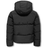 kids ONLY Black Kogdolly Life Sht Puffer Jacka Otw Noos