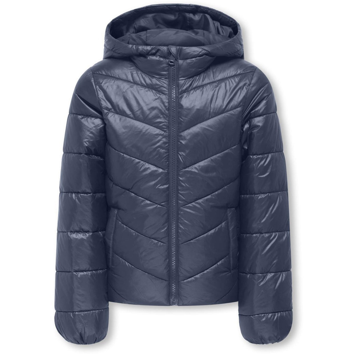 kids ONLY Vintage Indigo Kogkajsa Lys Quilt Huva Jkt Otw Noos