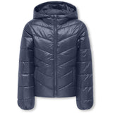 kids ONLY Vintage Indigo Kogkajsa Lys Quilt Huva Jkt Otw Noos