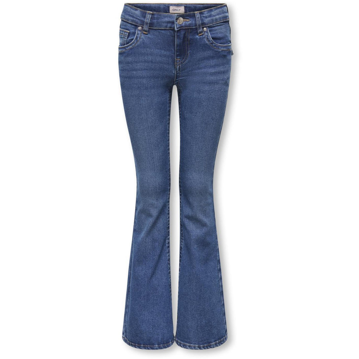 kids ONLY Medium Blue Denim Kogphoebe Lw Ba Poc Fla Dnm Mb Pim Noos