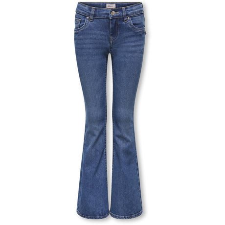 kids ONLY Medium Blue Denim Kogphoebe Lw Ba Poc Fla Dnm Mb Pim Noos