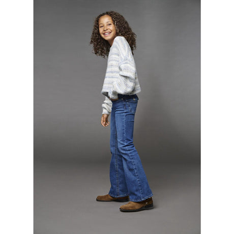 kids ONLY Medium Blue Denim Kogphoebe Lw Ba Poc Fla Dnm Mb Pim Noos