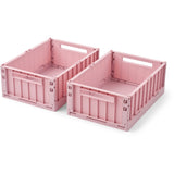 LIEWOOD Rose Blush Weston Förvaring Låda M 2-pack