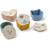 LIEWOOD Tamtam / Sandy Toto Snack Låda 4-pack