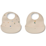 LIEWOOD Flying / Sandy Ember Printed Haklapp 2-pack