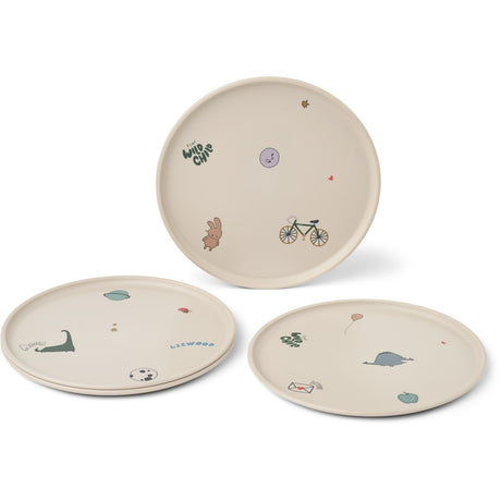 LIEWOOD Tamtam / Sandy Remco Tallrik 4-Pack
