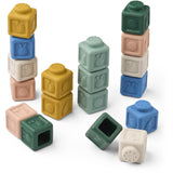 LIEWOOD Beach Blue Multi Mix Veda Multifunctional Building Klossar 18-pack