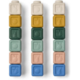 LIEWOOD Beach Blue Multi Mix Veda Multifunctional Building Klossar 18-pack