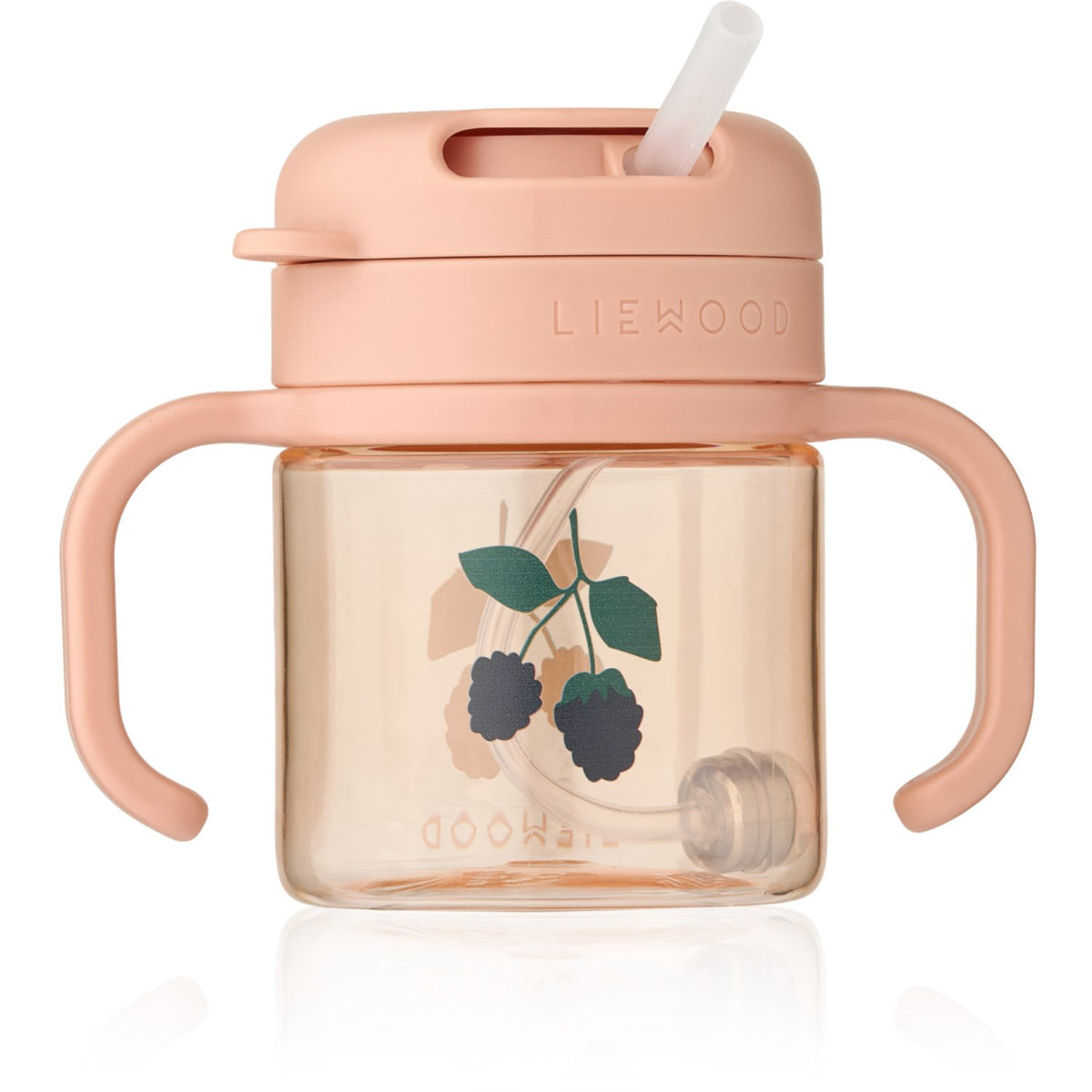 LIEWOOD Berry / Pale Tuscany Kai Tritan Strån Kopp 280ml
