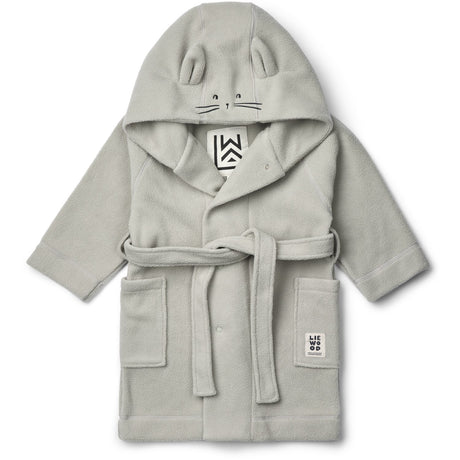 LIEWOOD Dove Blue Minik Rabbit Fleece Badrock