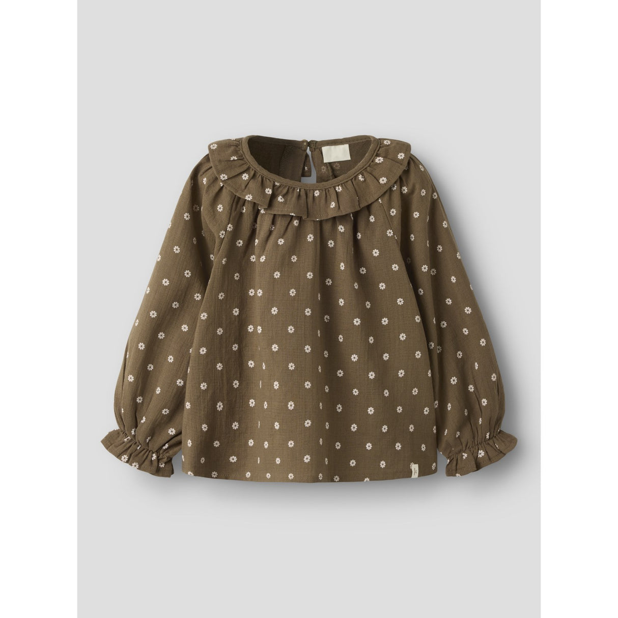 Lil'Atelier Teak Nmfhulla Ls Loose Skjorta Lil