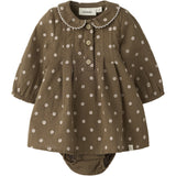 Lil'Atelier Teak Nbfhulla Ls Loose Body Klänning Lil
