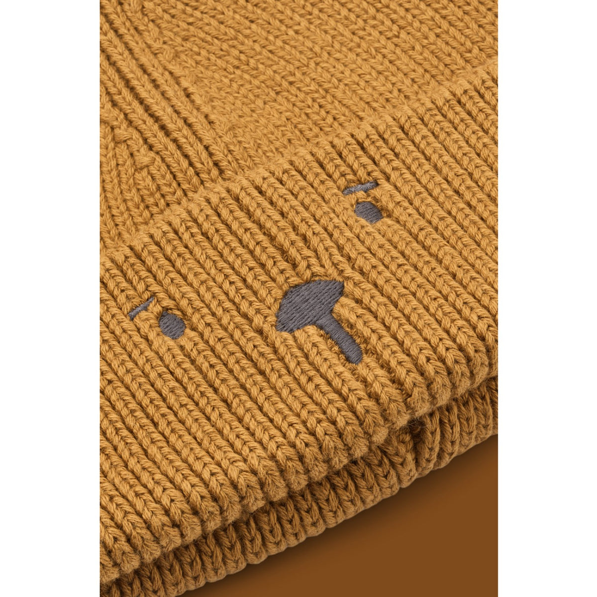 LIEWOOD Golden Caramel Gina Beanie W Björn Embroidery
