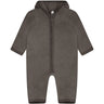 Huttelihut Brown Melange Sittvagnar Dräkt Ears Bomull Fleece