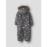 Name It Blackened Pearl Vehicles Adventures Nmmsnow10 Dräkt Aop Fo Noos