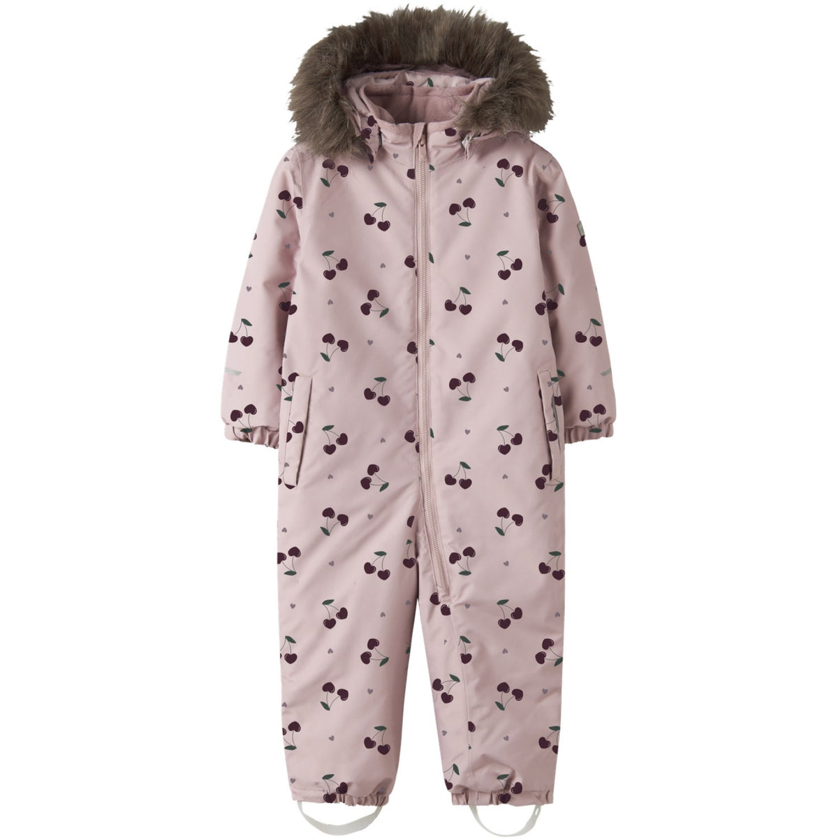 Name It Violet Ice Cherry Nmfsnow10 Dräkt Aop Fo Noos