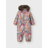 Name It Woodrose Flower Rabbit Nmfsnow10 Dräkt Aop Fo Noos