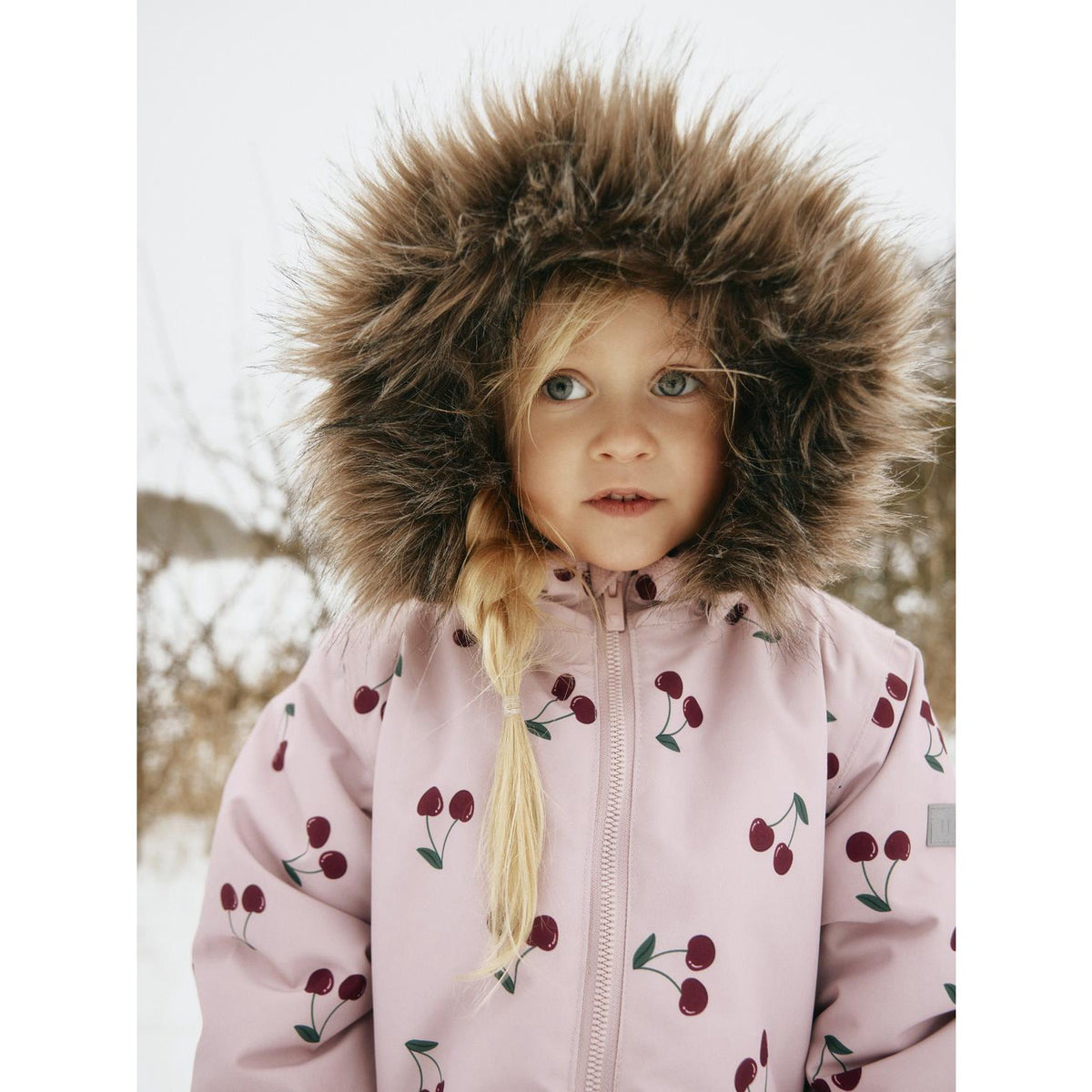 Name It Violet Ice Cherry Nmfsnow10 Dräkt Aop Fo Noos