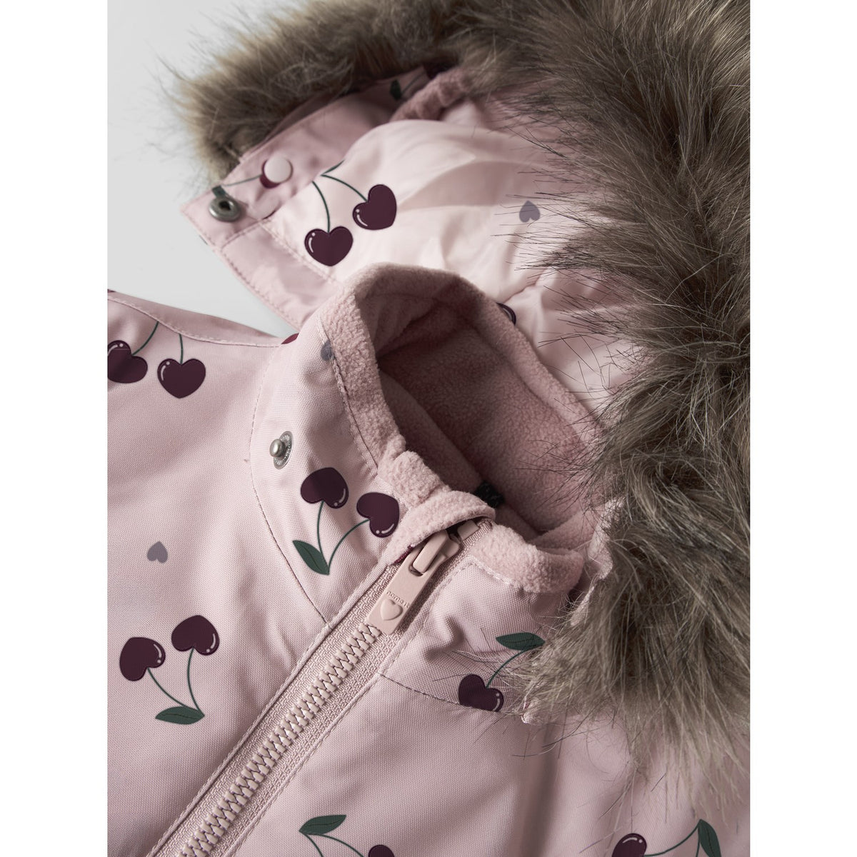 Name It Violet Ice Cherry Nmfsnow10 Dräkt Aop Fo Noos