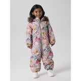 Name It Woodrose Flower Rabbit Nmfsnow10 Dräkt Aop Fo Noos