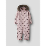 Name It Violet Ice Cherry Nmfsnow10 Dräkt Aop Fo Noos