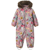 Name It Woodrose Flower Rabbit Nmfsnow10 Dräkt Aop Fo Noos