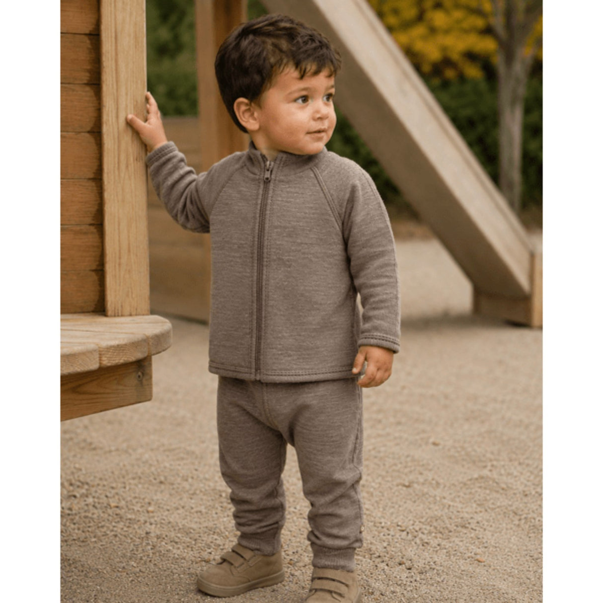 Smallstuff Nature Melange Byxor Merino Ull Fleece