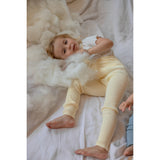 Silly Silas Hippy Footless Strumpbyxar Med Braces Lemon Icing