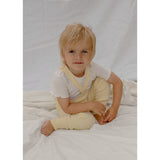 Silly Silas Hippy Footless Strumpbyxar Med Braces Lemon Icing
