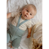 Silly Silas Hippy Footless Strumpbyxar Med Braces Misty Blue