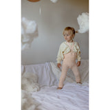 Silly Silas Granny Nallebjörn Footless Strumpbyxar Med Braces Silky Peach