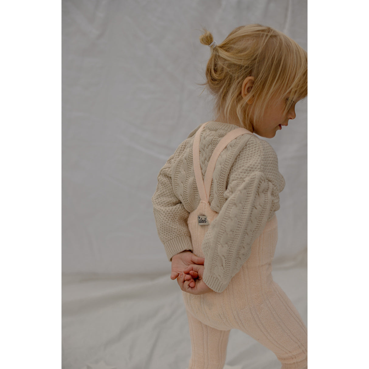 Silly Silas Granny Nallebjörn Strumpbyxar Med Braces Silky Peach