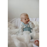Silly Silas Granny Nallebjörn Strumpbyxar Med Braces Misty Blue