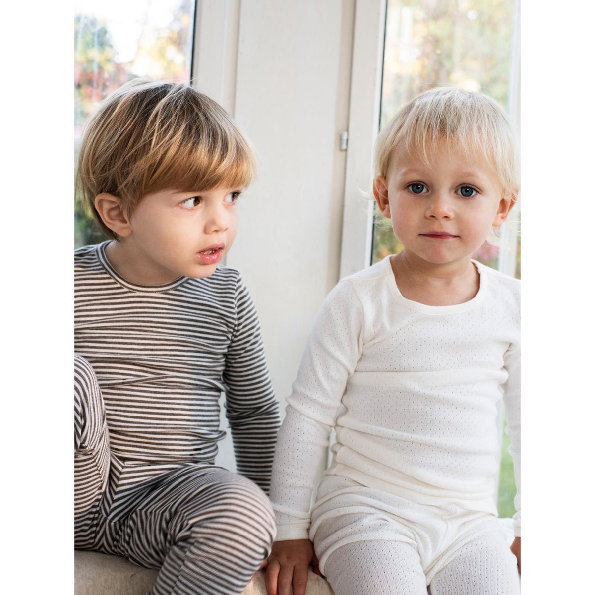 Serendipity Soil/Offwhite Stripe Leggings