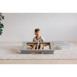 Duck Woodworks Grey Sensory Table Med 2 Boxes Included