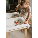 Duck Woodworks White Sensory Table Med 2 Boxes Included