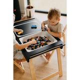 Duck Woodworks Black Sensory Table Med 2 Boxes Included