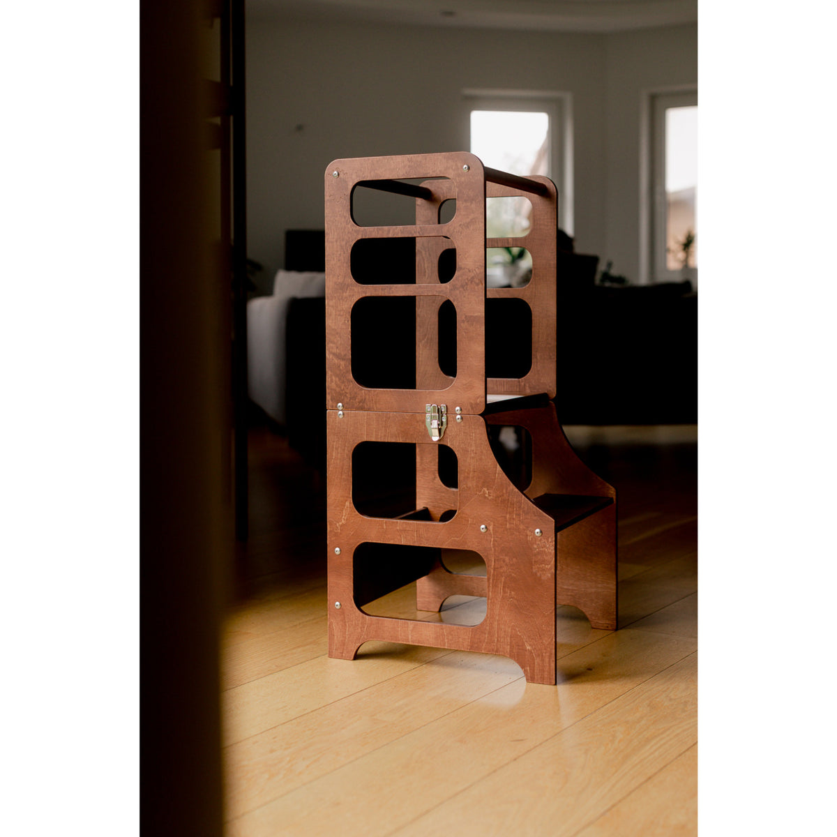 Duck Woodworks Honey Glaze Foldbar Tower Stained