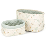 Cam Cam Copenhagen Woodland Quiltad Förvaring Korg 2-Pack