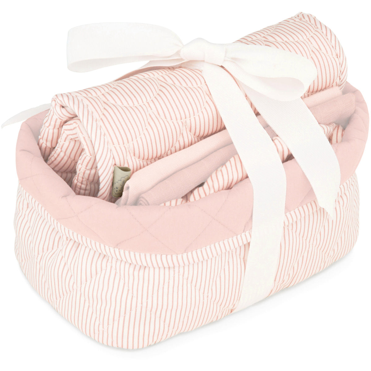 Cam Cam Copenhagen Classic Stripes Rose Baby Care Present Sett