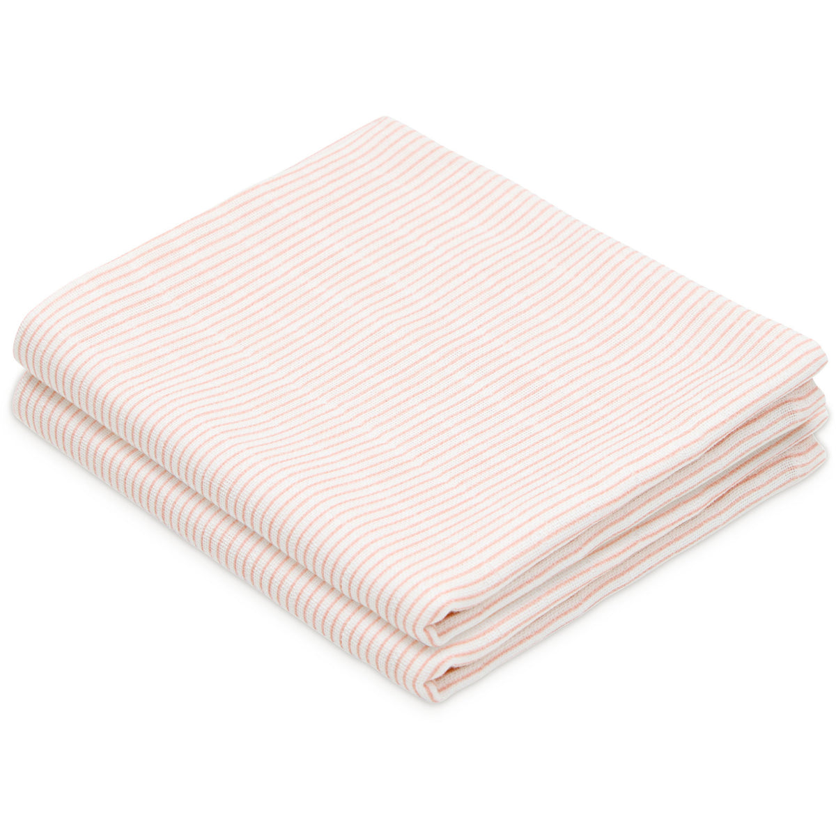 Cam Cam Copenhagen Classic Stripes Rose Muslin Cloth Printed 2-Pack