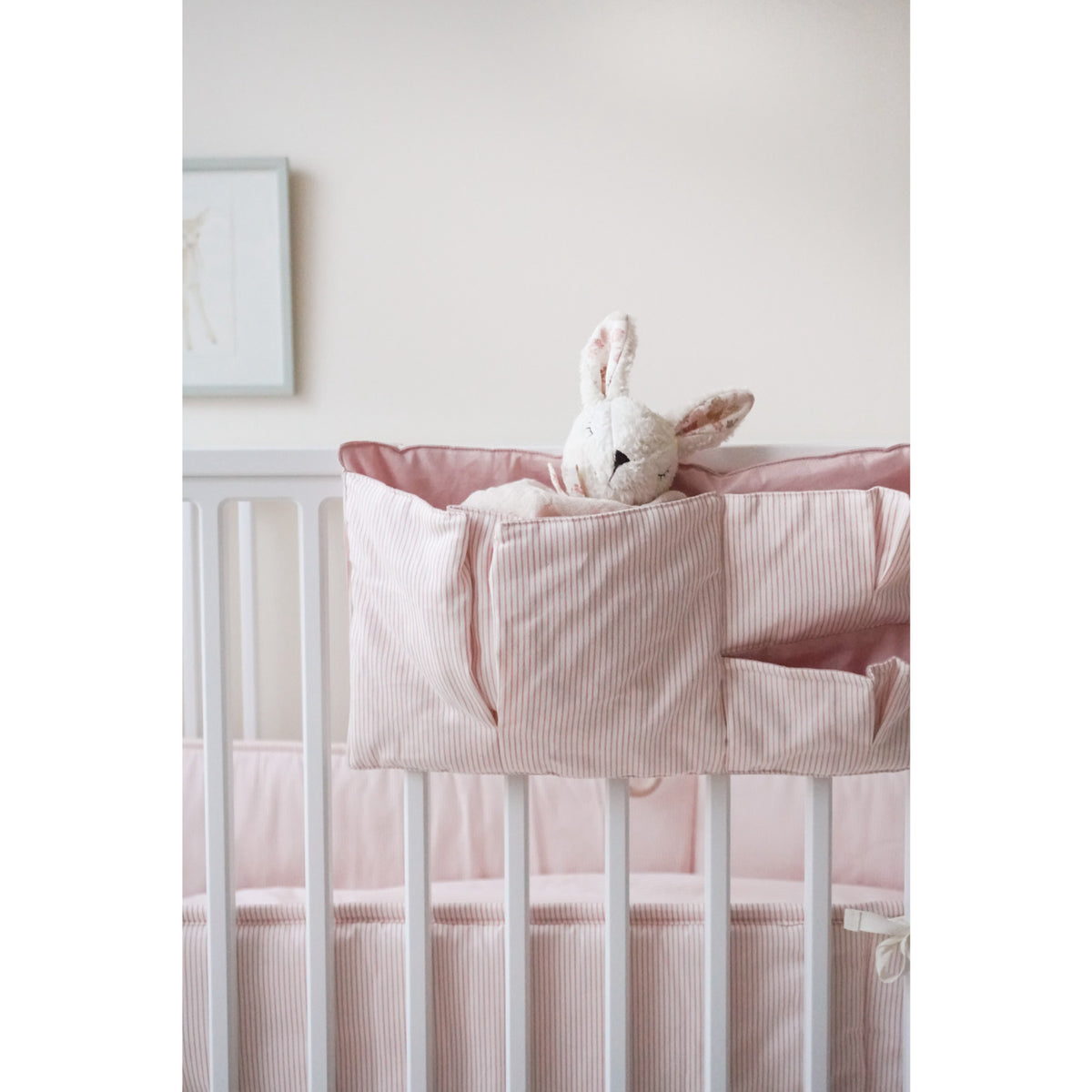 Cam Cam Copenhagen Classic Stripes Rose Säng Lomme