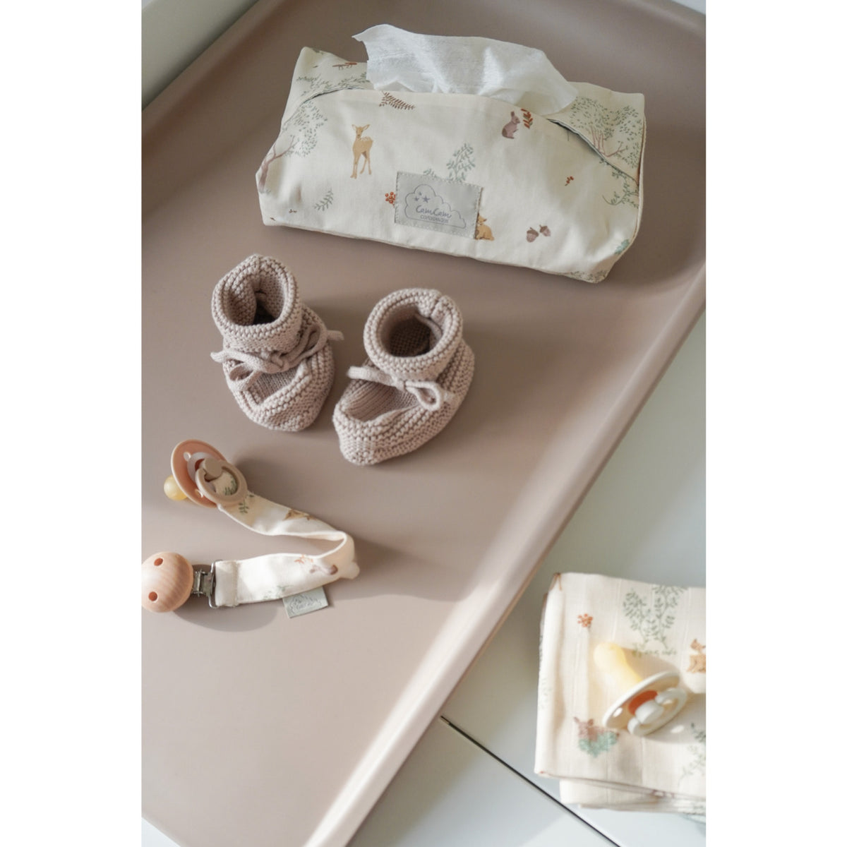 Cam Cam Copenhagen Woodland Muslin Cloth Printed 2-Pack